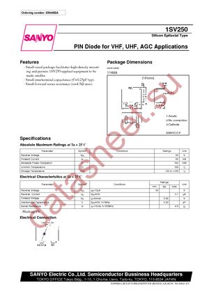 1SV250-TB-E datasheet  
